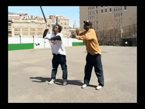 2 guys dancing the prep