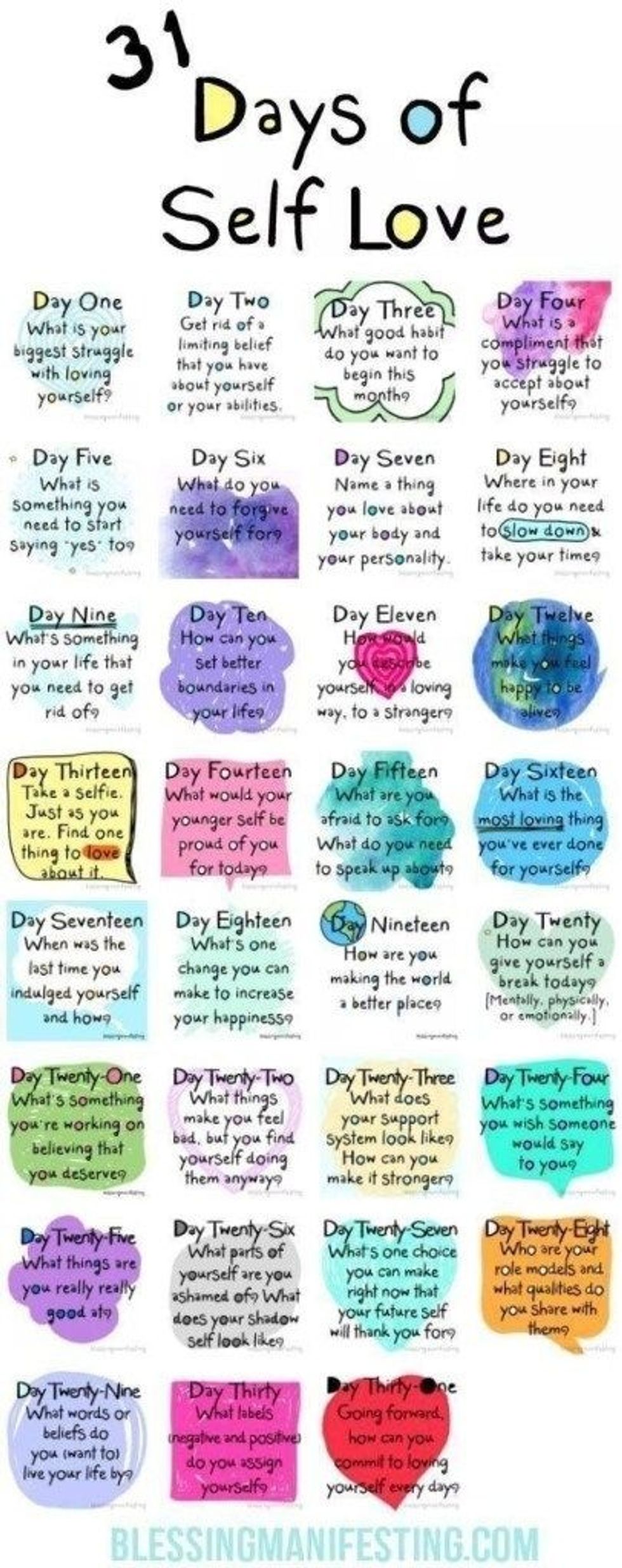 31 Days of Self Love