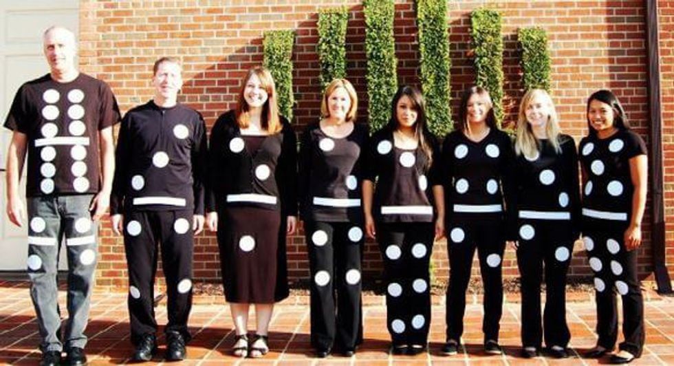 A Line Of Dominos costume