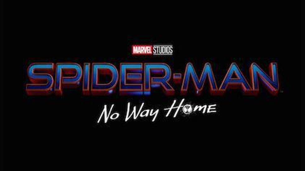 A logo for the movie, Spiderman: No Way Home.