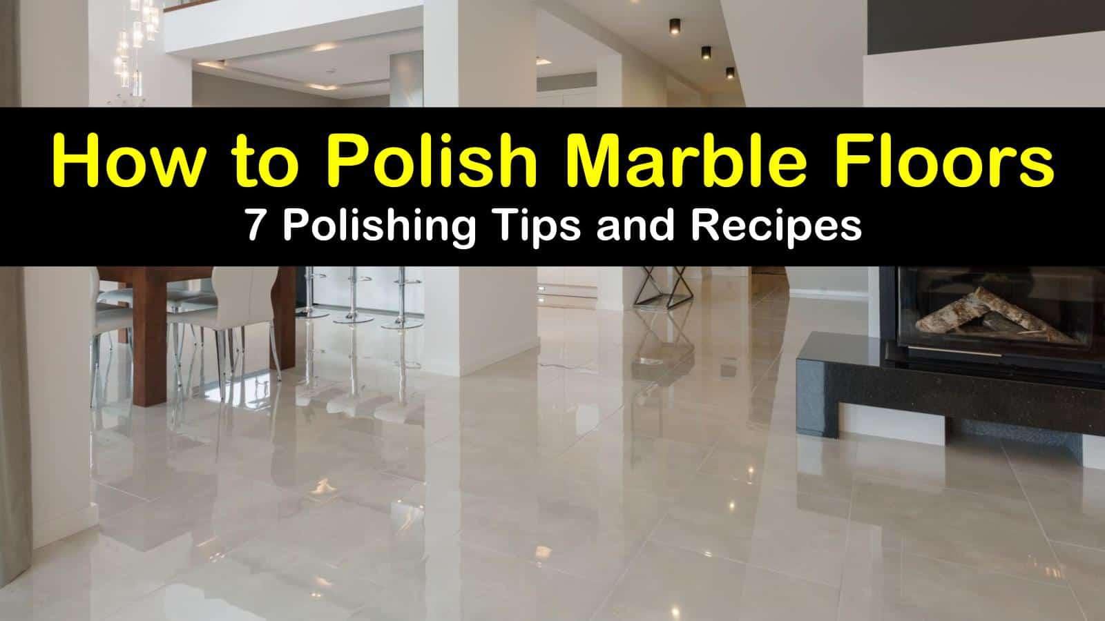 A method for polishing marble counters that works