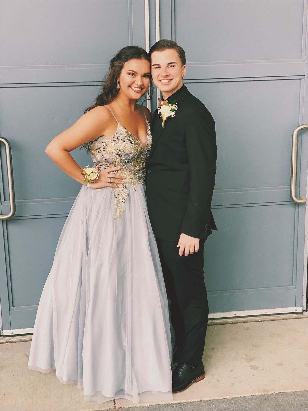 Aaron and me at my senior prom