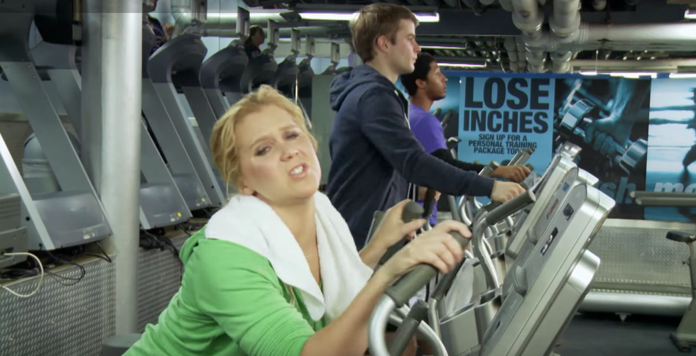amy schumer treadmill