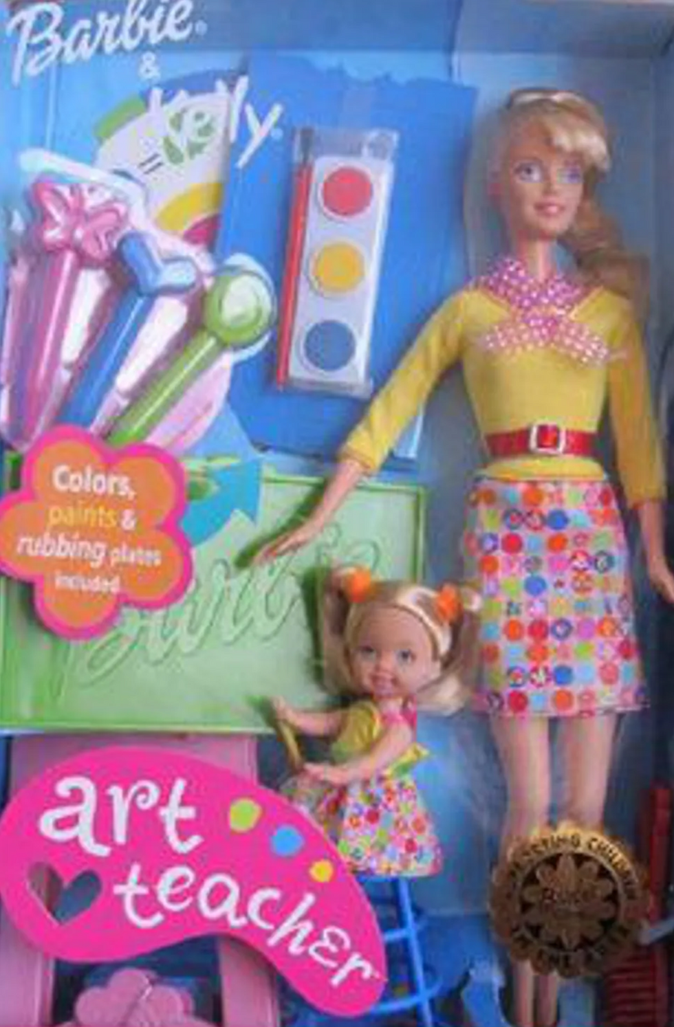 An art teacher Barbie