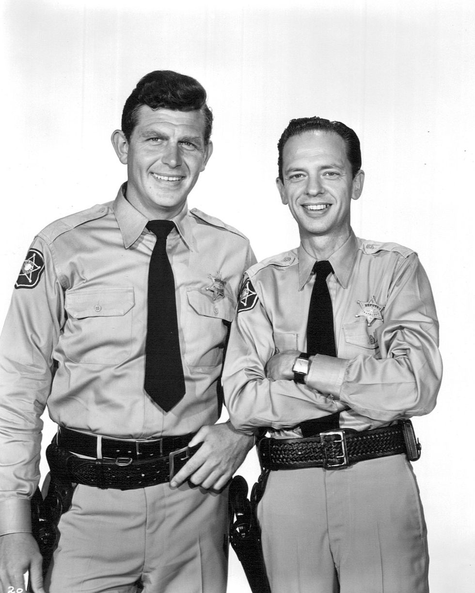 Andy Griffith and Don Knotts