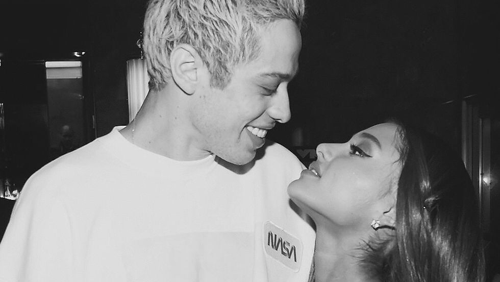 Ariana and Pete at the VMAs