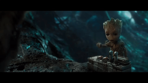baby groot button
