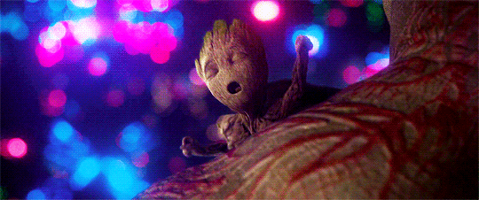 baby groot tired