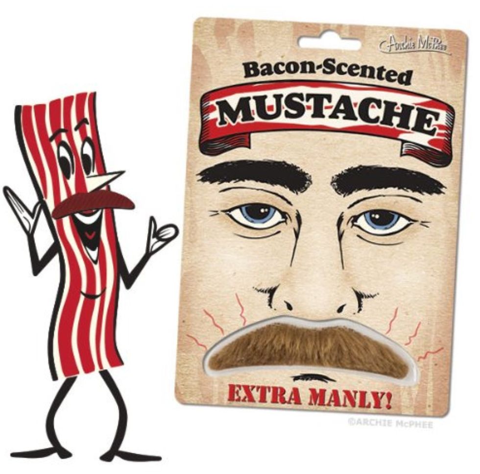 Bacon Scented Mustache