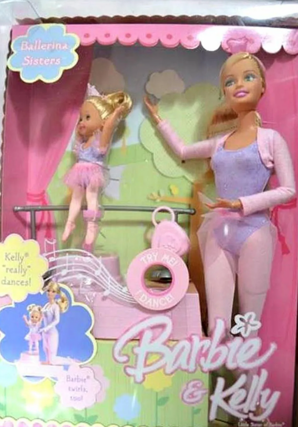 Barbie and Kelly Ballerina sisters