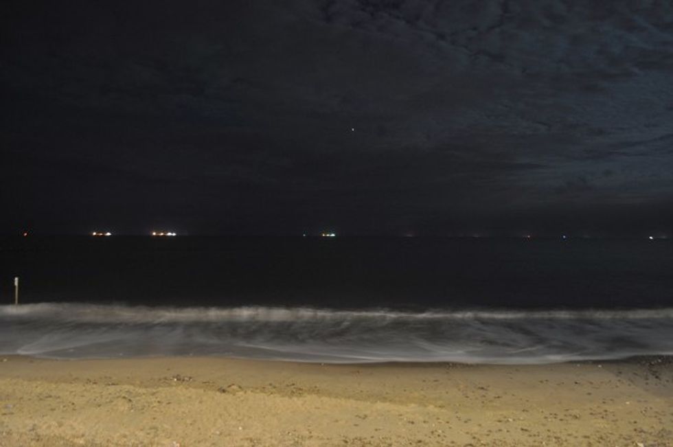 Beach at night