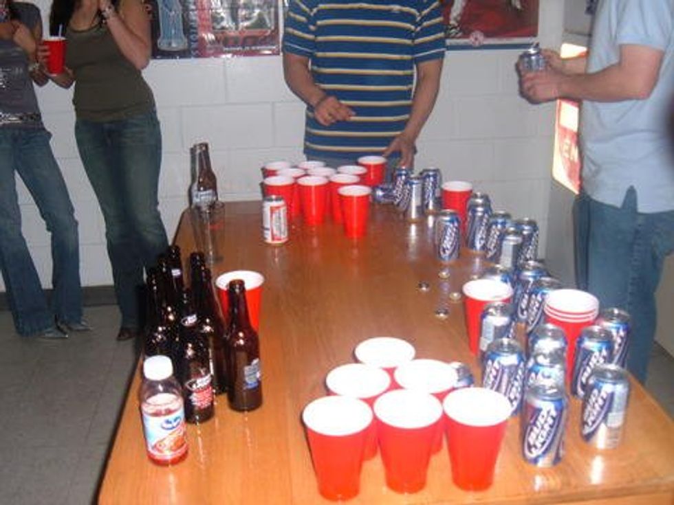 Beer pong