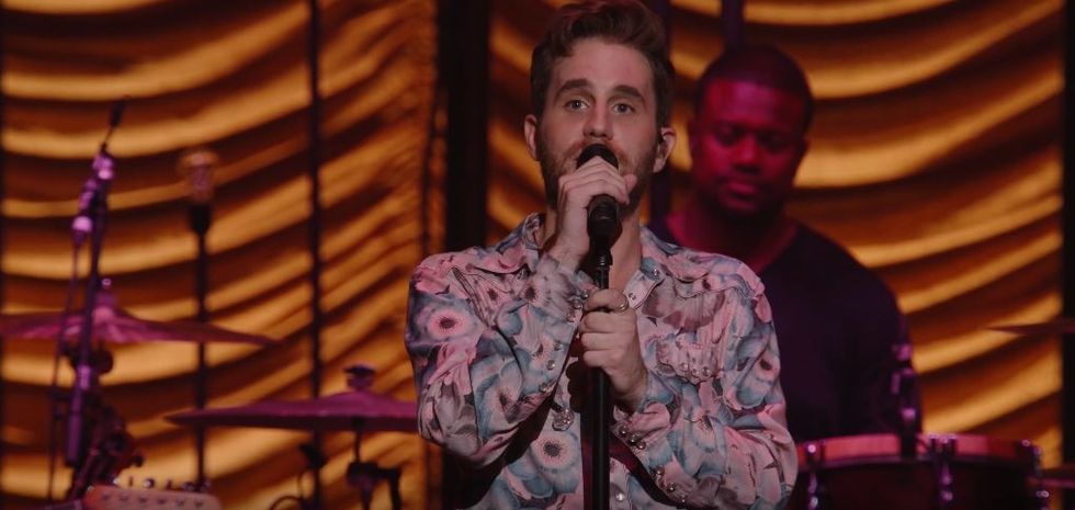 Ben Platt singing