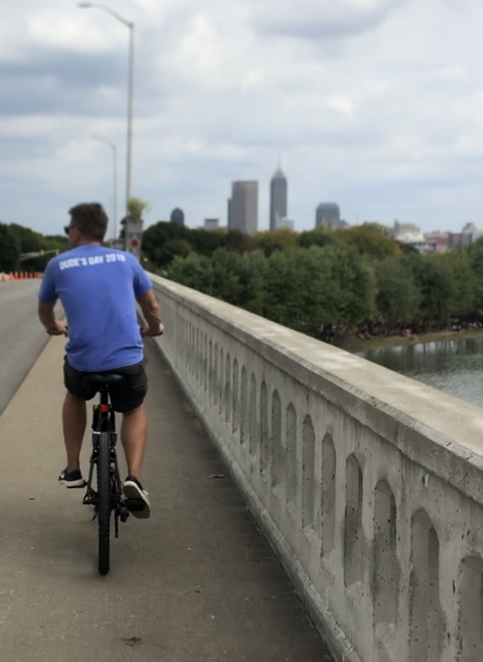 Bike ride Downtown Indy