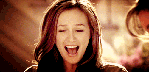 Blair Waldorf happy gif