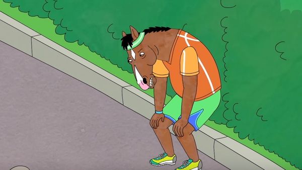 bojack horseman running