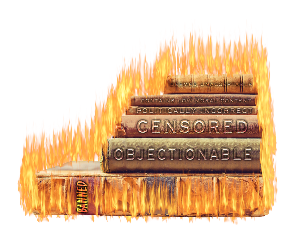 Books burning