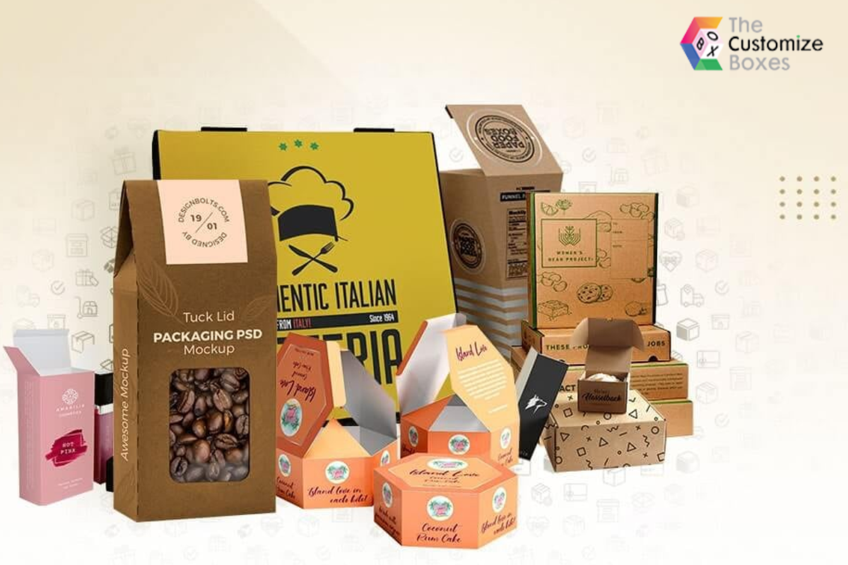 boxes with logo,