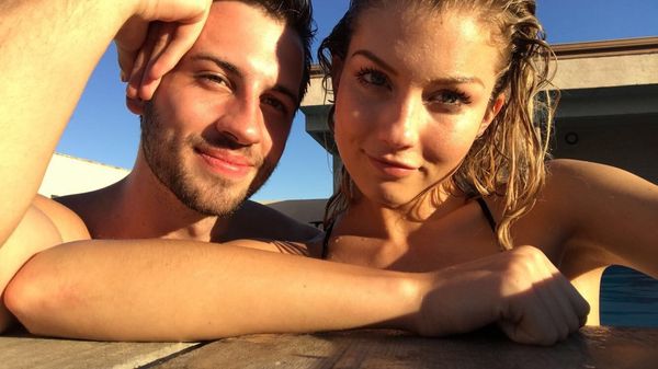 boyfriend and girlfriend at beach