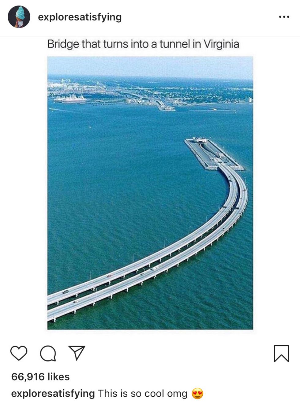 Bridge Tunnel in Virginia