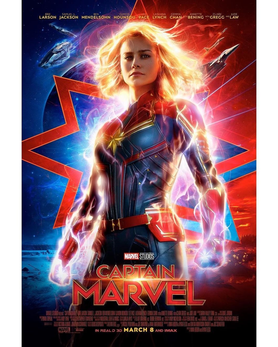 brie larson captain marvel poster