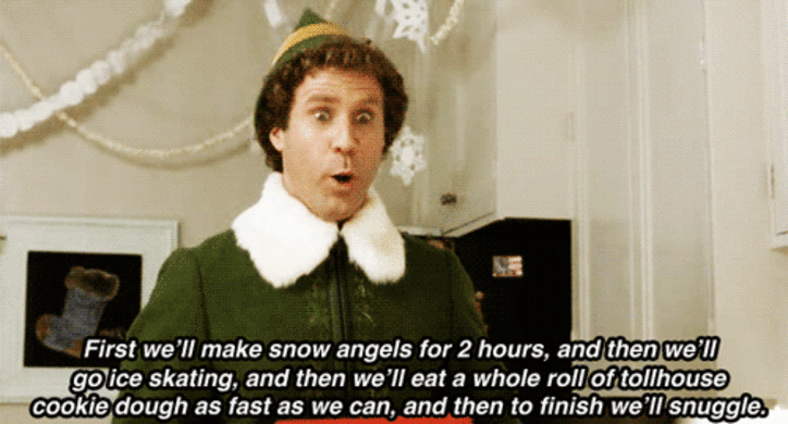 Buddy The Elf Making Plans