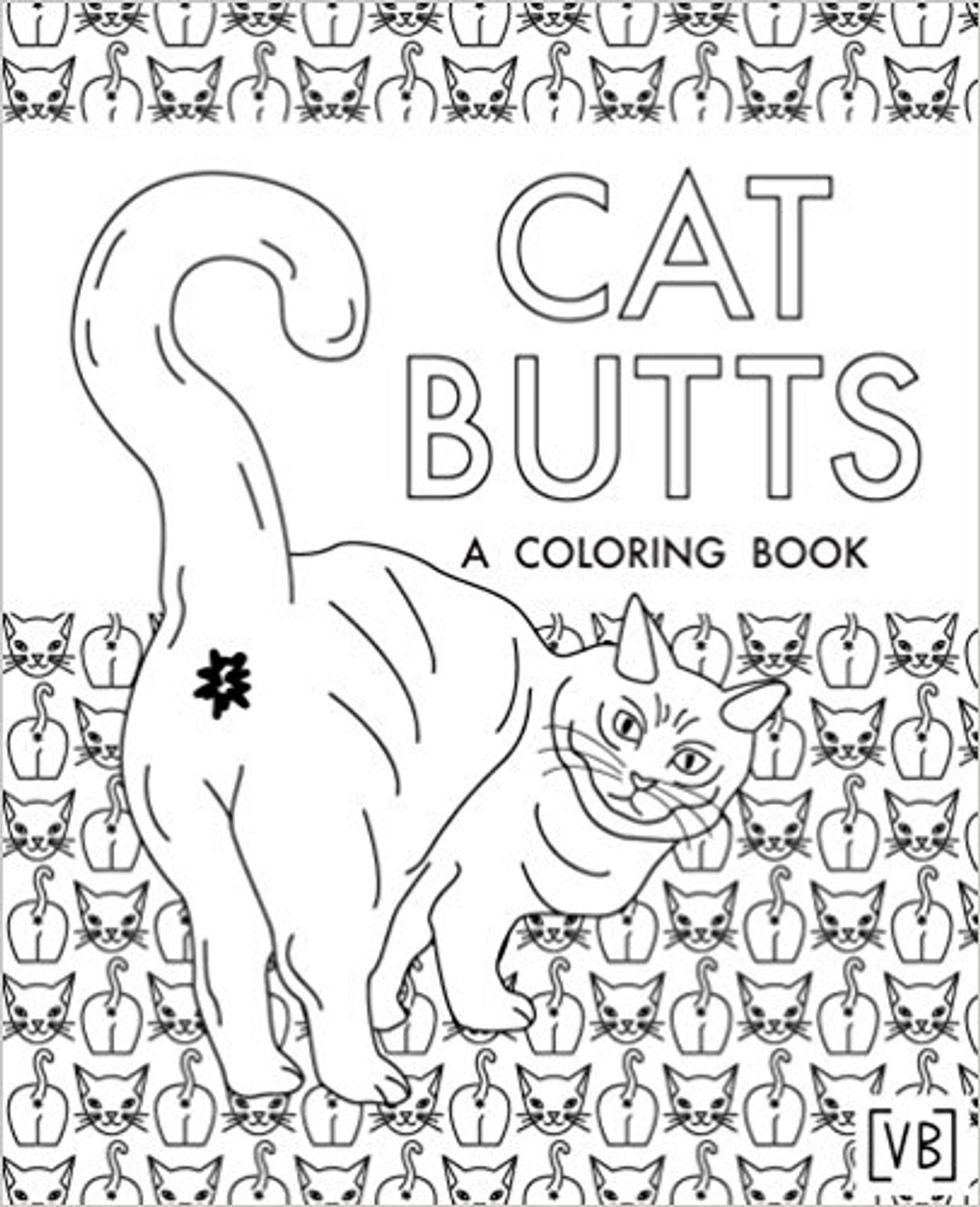 Cat Butts Coloring Book