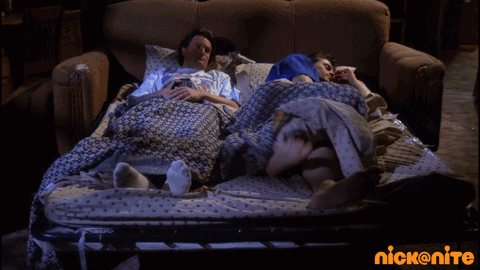 Chandler Joey Sharing Bed