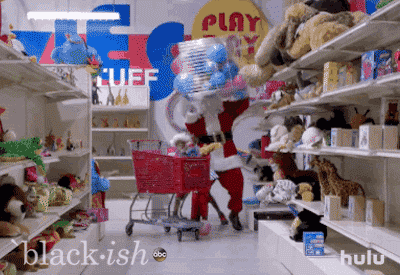 Christmas shopping gif