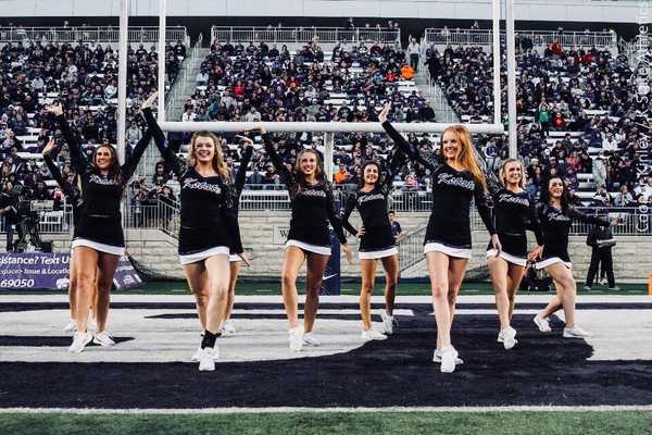 Classy Cats, Dancers, Football, endzone