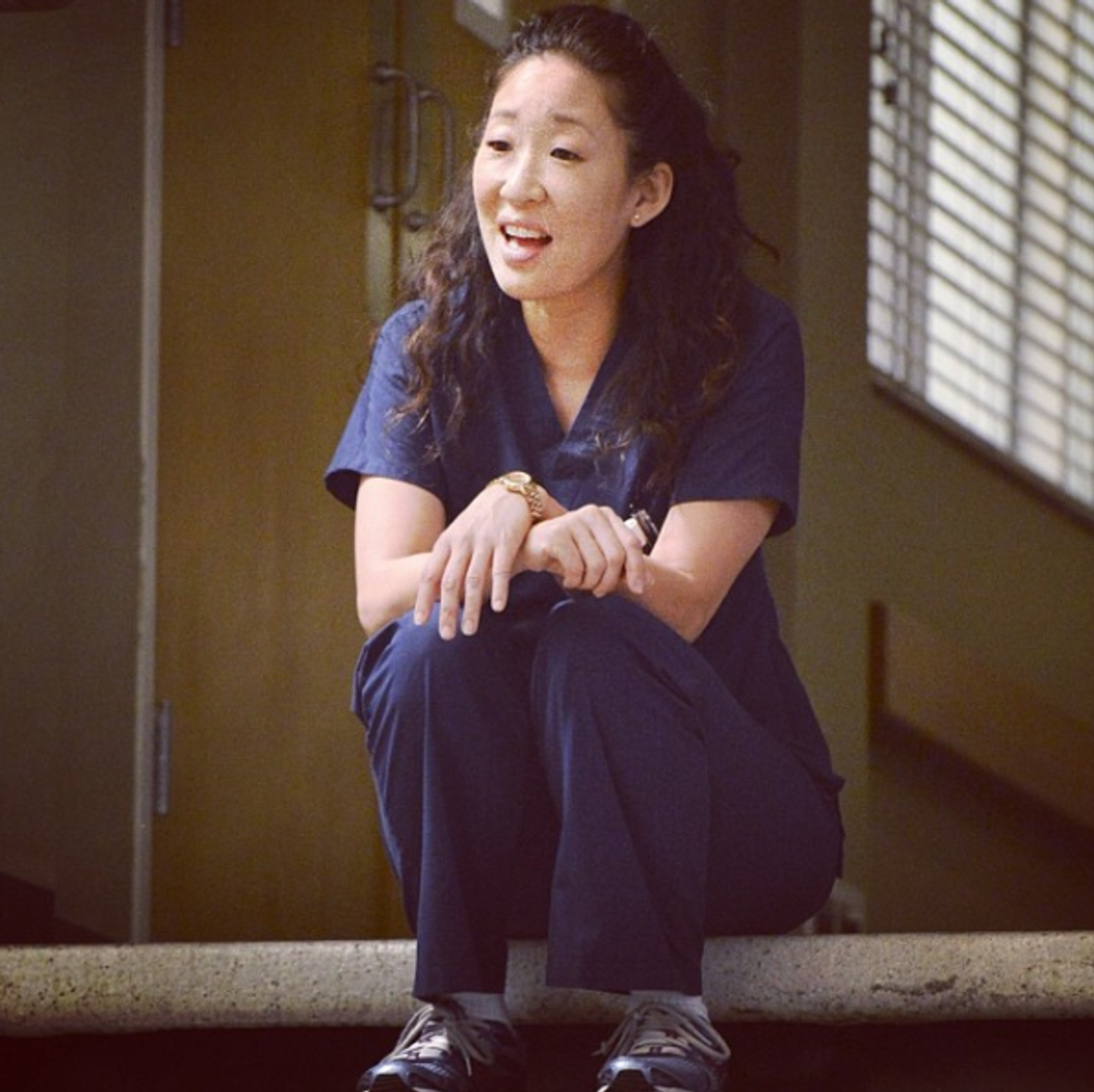 Clip of Cristina Yang from Grey's Anatomy