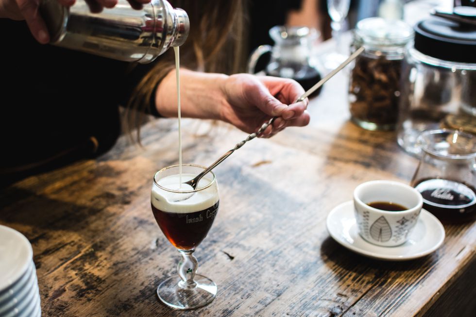 Coffee & Wine mixed together