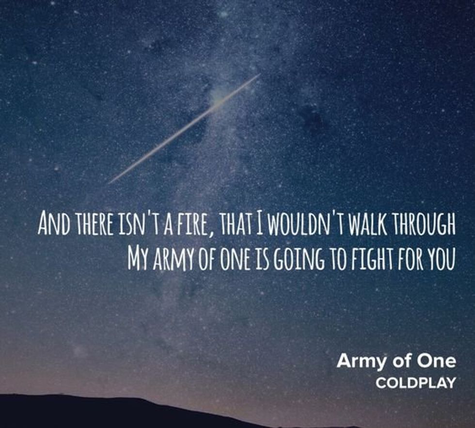 Coldplay Army Of One