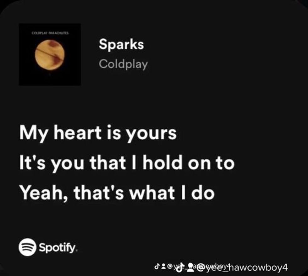 Coldplay Sparks