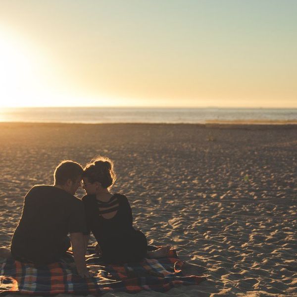 couple on the beach