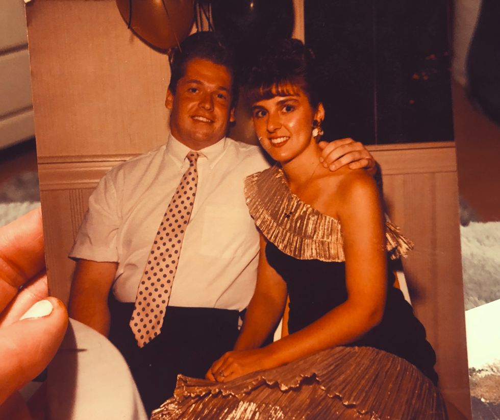 Dad and Mom at Uncle Jimmy and Auntie Lisa's Wedding..XO