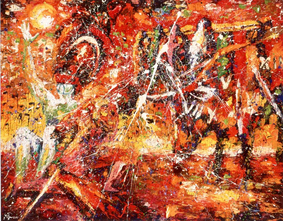 Davood Roostaei, Nirvana, 1994. Courtesy of Pashmin Art Gallery. © Davood Roostaei.