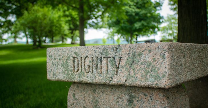 dignity written in stone
