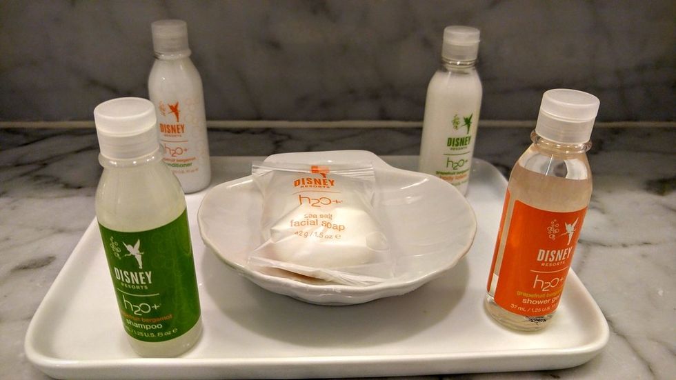 Disney hotel toiletries