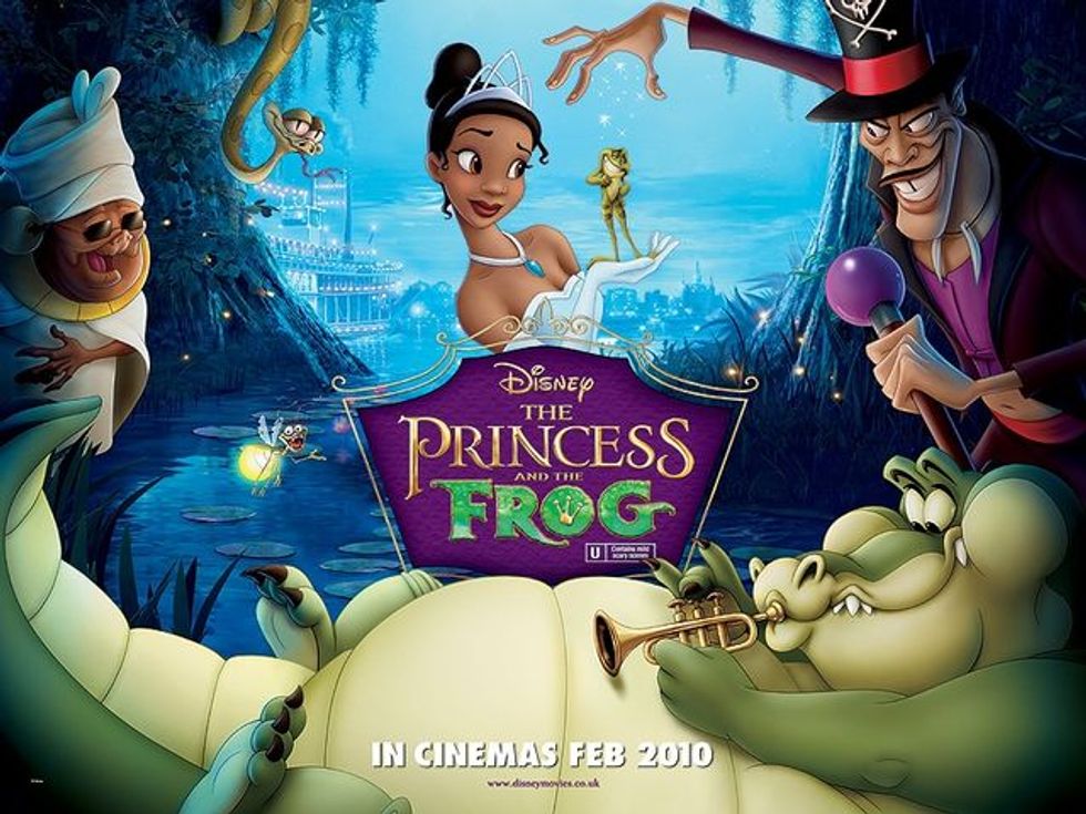 Disney's Princess and the Frog movie poster.