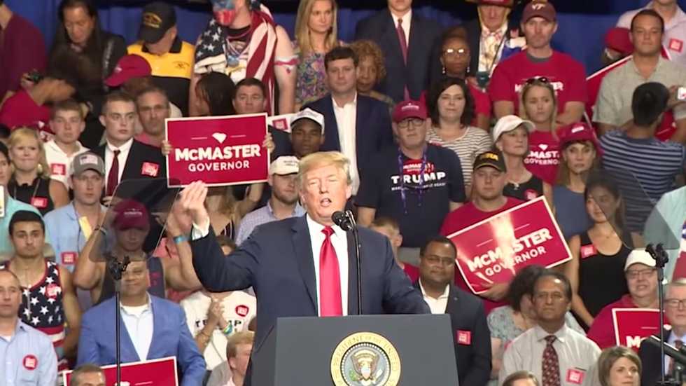 Donald Trump Henry McMaster rally