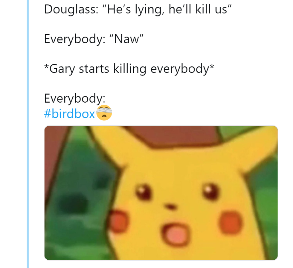 Douglass: "He's lying"