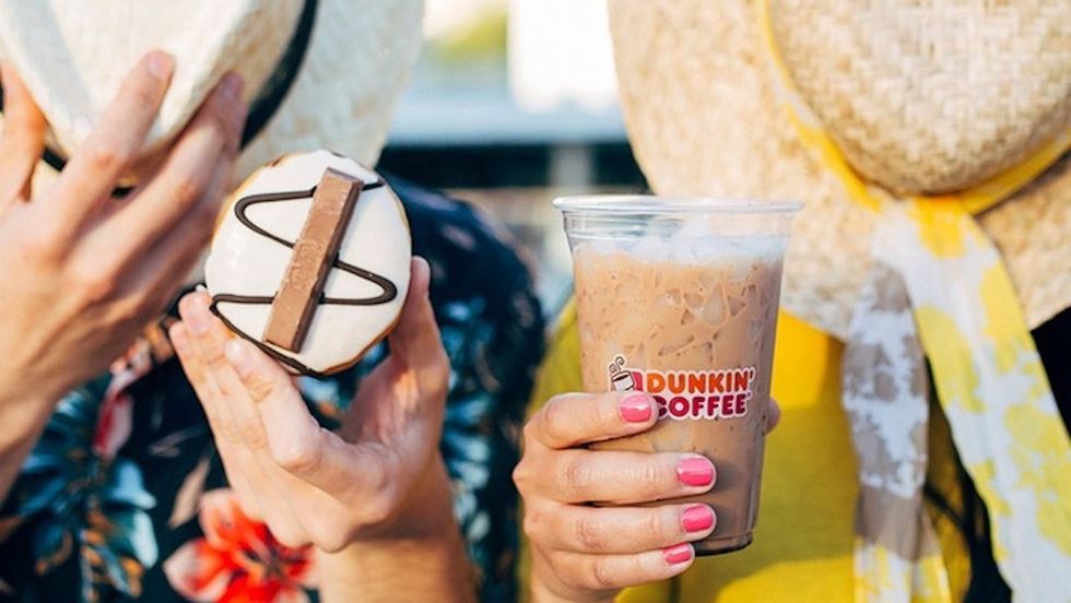 dunkin donuts and coffee