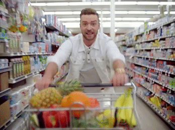 Justin Timberlake Grocery Shopping