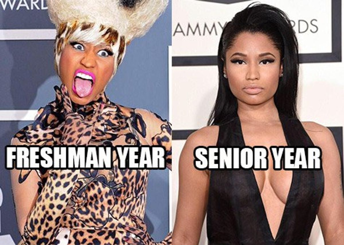 Freshman Year vs. Senior Year