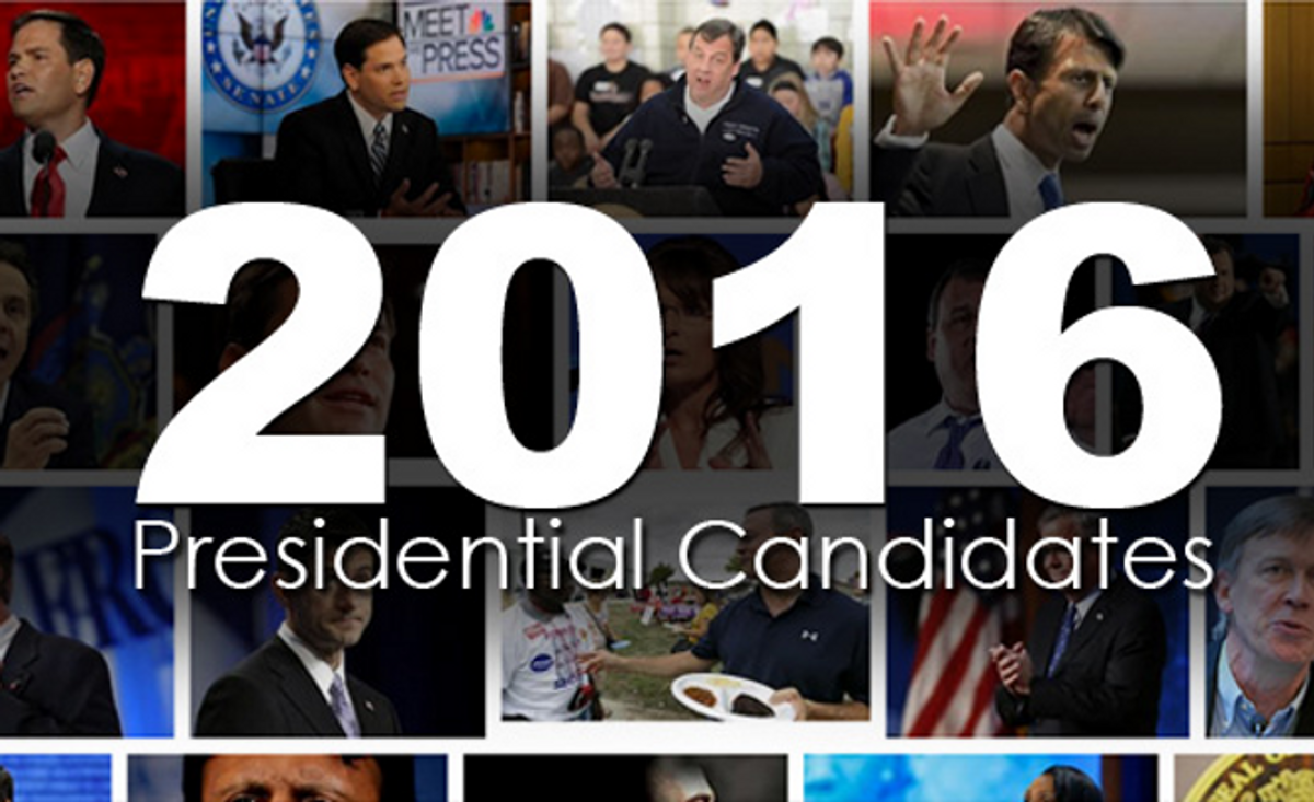 Cheat Sheet Of The GOP 2016 Presidential Candidates