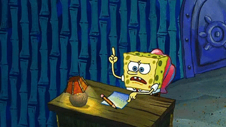 The 24 Stages Of Conquering A Midterm You've Procrastinated As Told By SpongeBob
