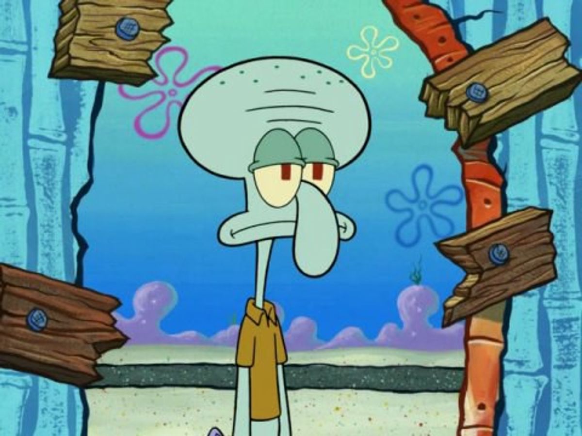 20 Signs College Has Turned You Into Squidward From 'Spongebob Squarepants'