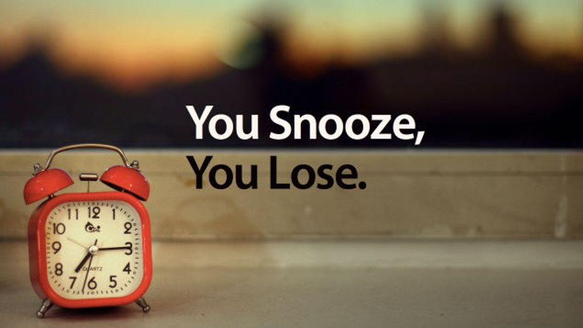 A Break-Up Letter To My Snooze Button