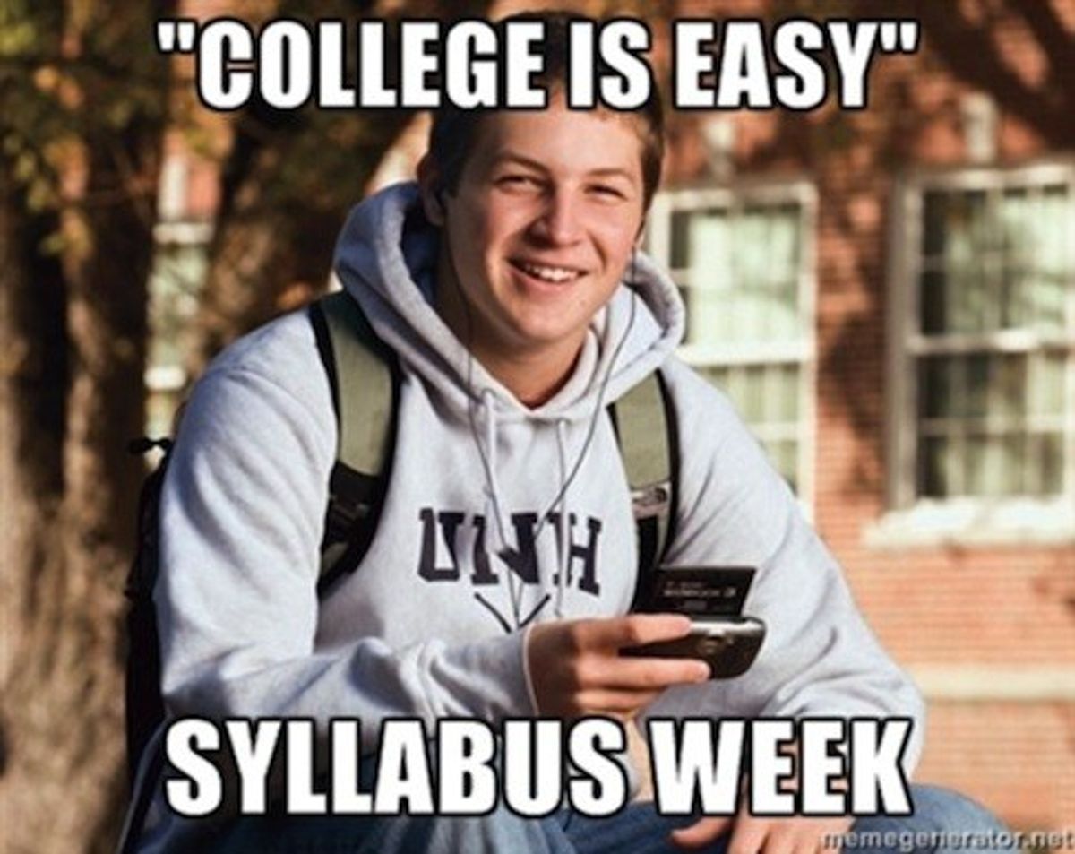 Thoughts Everyone Has During Syllabus Week